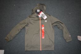 Champion Kid’s Olive Fleece Hoodie Size: 9-10 years