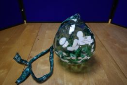 Hand Blown Glass Witches Bowl