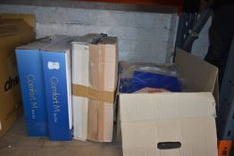 *Grey Fabric Swivel Seats, Wheelchair Covers, and Comfort M Bed Rails