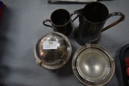 Two EPNS Covered Dishes etc.