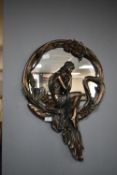Reproduction Art Nouveau Style Mirror