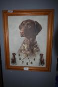 Peter James Dog Wall Clock