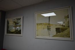 Two Framed Coastal Prints