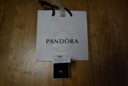 925 Sterling Silver Ring with Beaded Design and Bl