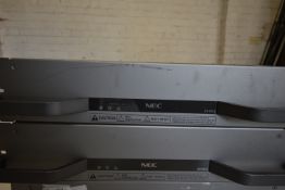 Two Nec UH101X Water Cooled Power Amplifiers