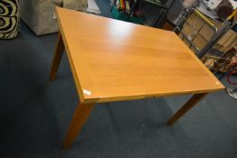 Light Oak Extending Dining Table