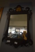 Antique mahogany Framed Fretwork Mirror (AF)