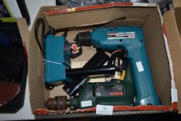 Makita and Bosch Drills