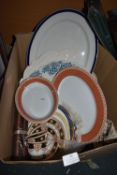 Vintage Pottery Including Wedgwood Meat Plates etc