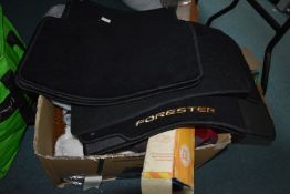 Assorted Motoring Items Including Car maps, Cushio