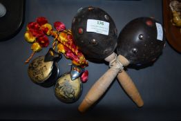 Vintage Maracas and Castanets