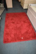 *Dunelm Red Rug 170x120cm