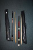 Two Pool Cues by Riley Pro 1