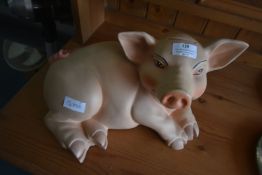 Large Pottery Piggybank