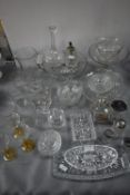 Vintage Glassware Including Cake Stands, Dishes, e