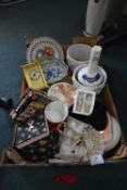 Household Goods Including Pottery, Carriage Clock,
