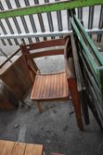 Two Folding Garden Chairs, Two Clothes Airers, and