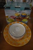 *Over & Back 5pc Bowl Set plus Large Bowl, and Lidded Bowl
