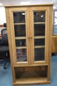 Solid Pine Glazed Cabinet