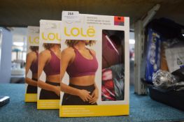 *Three Boxes of Sports Bras