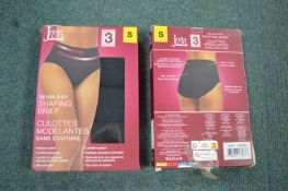 *2x Jezebel Seamless Shaping Briefs 3pk Size: S