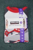 Kirkland Kid's 4pc Pyjama Set Size: 10 years