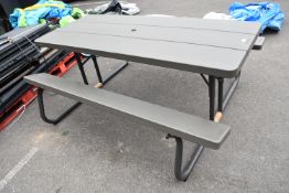 *Lifetime Garden Patio Folding Picnic Bench