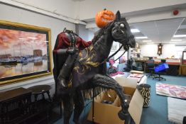 *Animated Headless Horseman Halloween Decoration