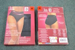 *2x Jezebel Seamless Shaping Briefs 3pk Size: M