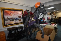 *Animated Headless Horseman Halloween Decoration