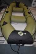 *Tobin Sports 2-Person Inflatable Dinghy (salvage, deflates)