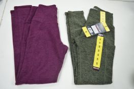 *2x Mondetta Brushed Jacquard Leggings Size: S