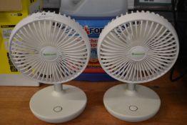 *Meaco Cordless Portable Fan 2pk