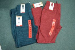 *2x Mondetta Brushed Jacquard Leggings Size: M