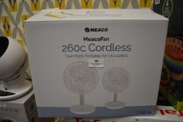 *Meaco Cordless Fan 2pk