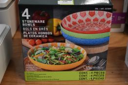 *Signature 4pc Stoneware Bowl Set