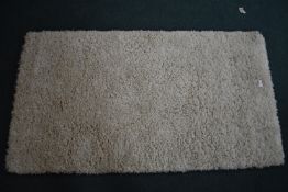 Dunelm Ivory Rug 80x150cm