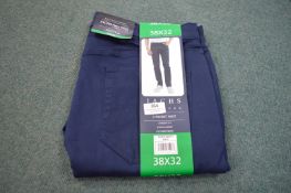*Jachs Straight Fit Five Pocket Trousers Size: 38x