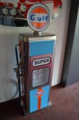 *Reproduction Super Gulf Fuel Pump