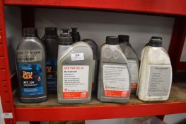 *Eight Assorted Oils Including Automatic Transmission Oil, Gearbox Oil, etc.