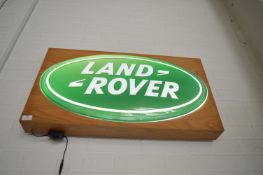 *Illuminated Land Rover Sign ~33.5