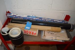 *Two Part 300mm Wide Rolls of Carbon Fibre and One 600m Wide Roll, plus Roll of Window Tint, Roll of