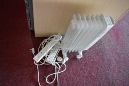 *Oil Filled Radiator, and Three Multipoint Extension Leads