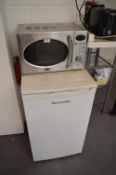 *Montpellier Undercounter Fridge, Breville Microwave, Toaster, Kettle, Containers, etc.