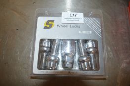 *Set of Four Wheel Locks with Removing Tool