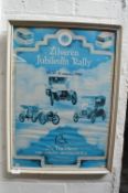 *Framed Advertising Poster of The Zilveren Jubileum Rally 29th ,30th, & 31st August 1980