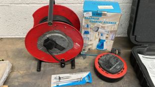 *Two Extension Reels, and a Handheld Garment Steamer