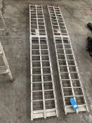 *Pair of Aluminium Folding Ramps 300kg Capacity Each