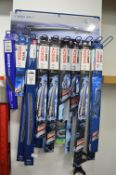 *Display Rack Containing Assorted Bosch Wiper Blades