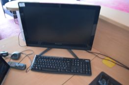 *Lenovo Aio Desktop PC with Keyboard and Mouse